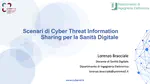 Scenari di Cyber Threat Information Sharing per la Sanita' Digitale